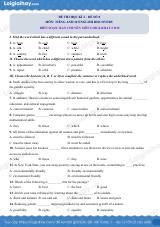 Đề thi học kì 2 Tiếng Anh 10 English Discovery - Đề số 8